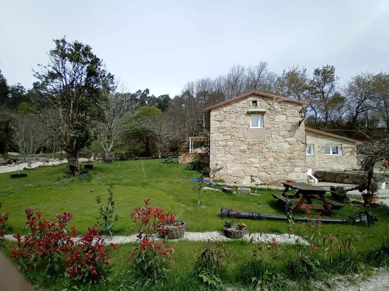 Casita A Estrenar En Finca Con Rio Proxima A Tui, Gondomar Y Portugal. Esterno foto